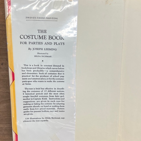 The Costume Book for Parties and Plays by - Pink and Yellow - Picture 4 of 16